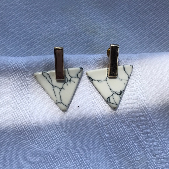 Triangle Earrings - Picture 1 of 5